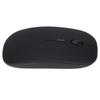 Wireless Optical Mouse 2.4GHz DPI Regulation Silent Switch Colorful Lights Office Light MouseBlack