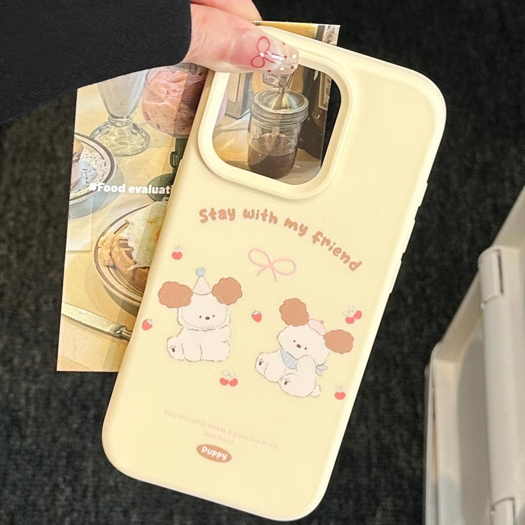 Cartoon Welpen Handyhülle passend für Apple Handys