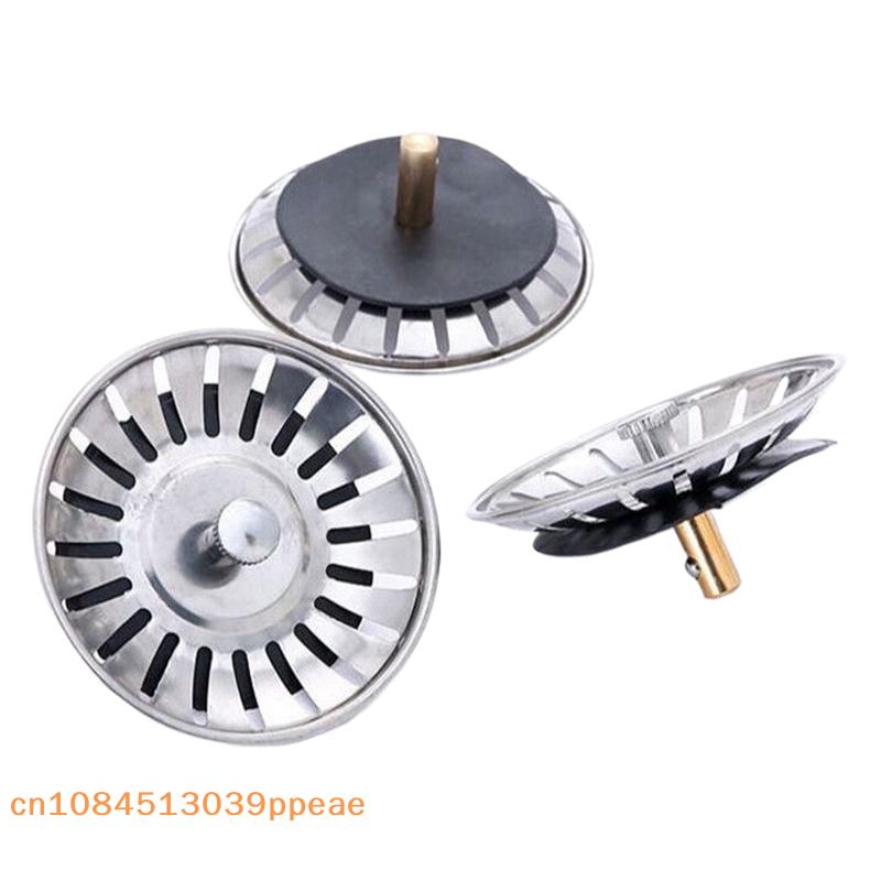 {QTG333} 2 Pcs Kitchen Sink Strainer Stopper Waste Plug Sink Filter Filtre Sink Strainer Filter Floor Drain Kitchen Tools