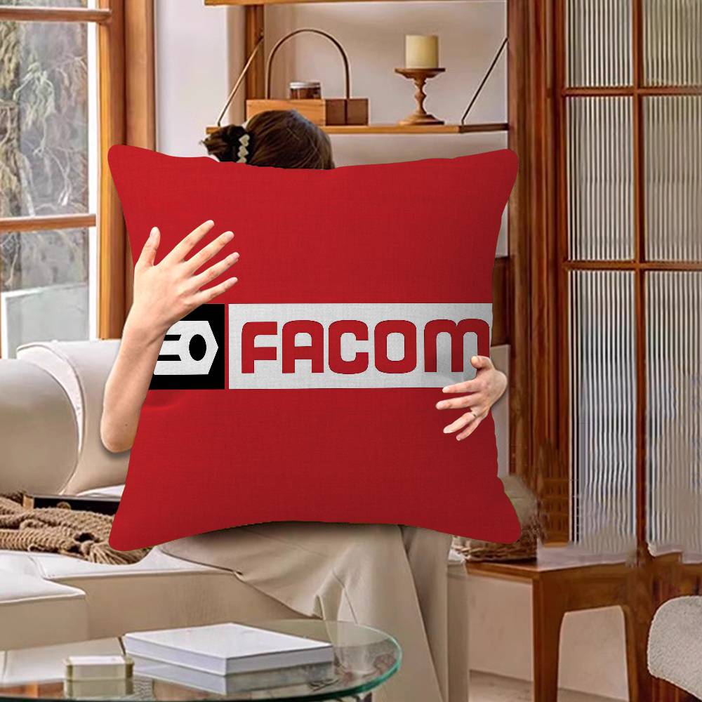 FACOM Logo Pillow Cover Sofa Cushion Cover Home Room Decoration Children Gift