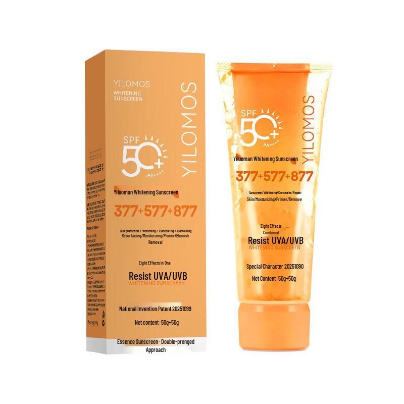 Yiluoman 377 Waterproof Whitening Sunscreen with UV Protection for Face Normal Specification