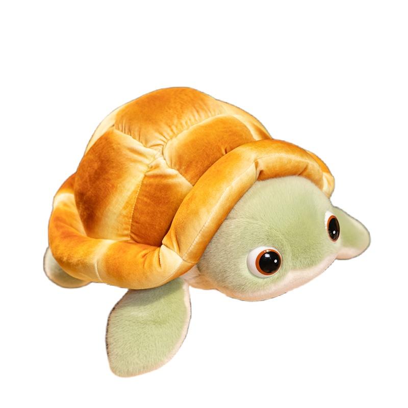 Sea Turtle Plush Toy Stuffed Doll Marine Animal Bread Cute Ins Car Decor Sea Turtle Pillow Collection