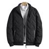 Padded Clothes Men's Autumn and Winter Coats Men's Korean Version Thickened Thermal Cotton Tops Stand-up Collar Men's Coats Thickened Cold-proof