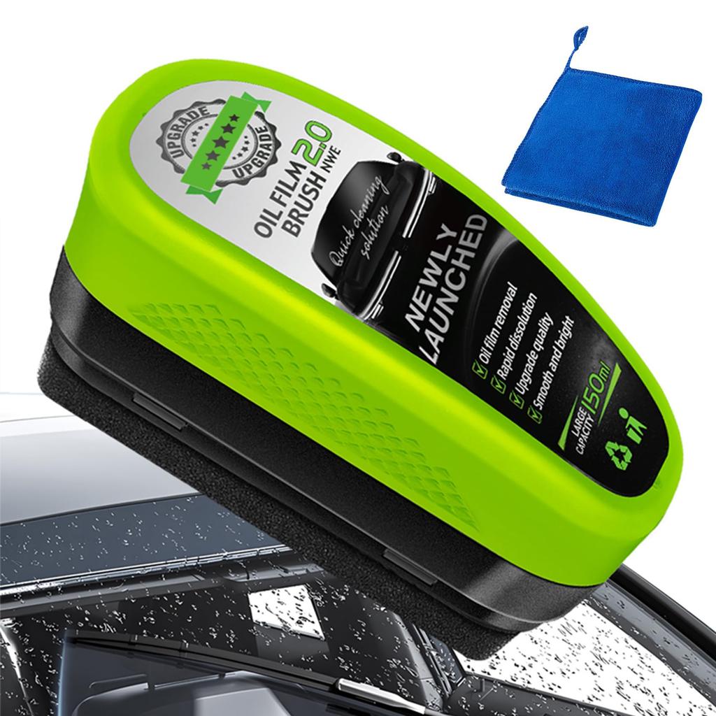 Automotive Film Cleaning Brush, Upgraded Car Glass Film for Windshield, Reusable