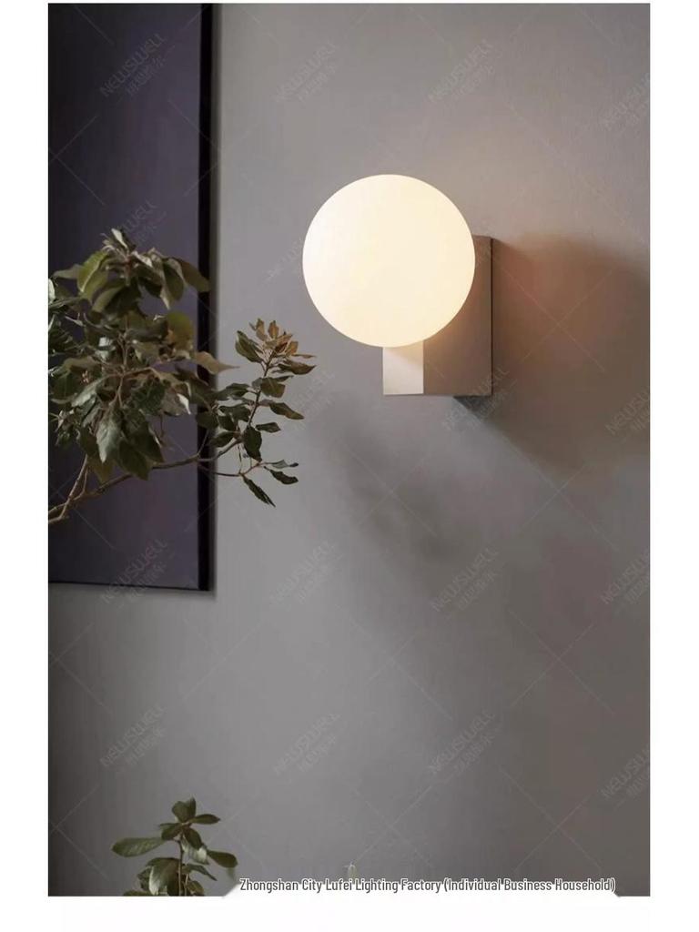 Postmodern Minimalist Italian Designer Wall Lamp: Ideal for Living Rooms, Corridors, Aisles, Bedrooms, and Bedside Tables