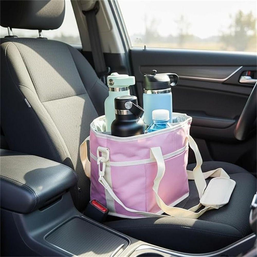 With Adjustable Strap Drink Bag Multiple Carrier Cup Stand for Hiking Walking Sports Outings