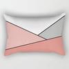 30*50cm Yellow Red Geometric Nordic Pattern Printing Simple Decoration Living Room Home Polyester Rectangular Pillowcase