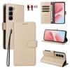 For Infinix Hot 60 Pro+ 4G Case RFID Blocking 3 Card Slots PU Leather Phone Cover with Wrist Strap