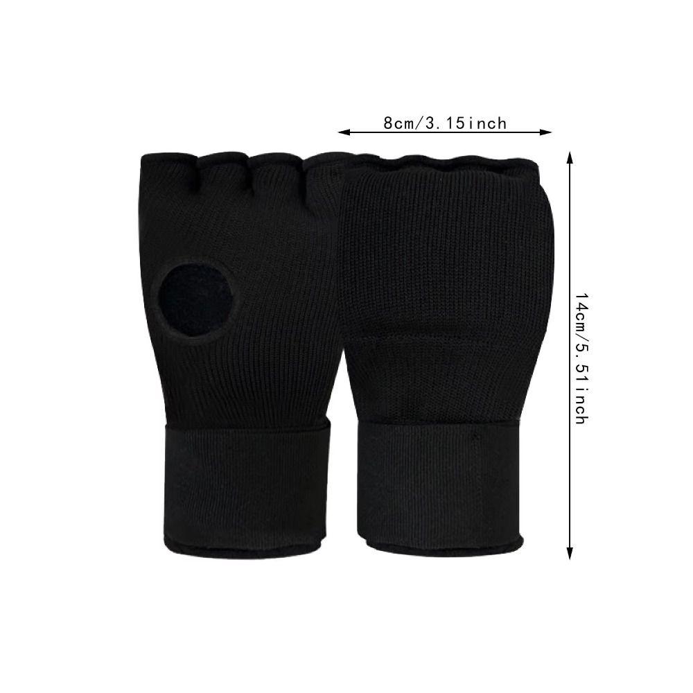 Foam Padding Muay Thai Gloves Punching Mitts Half-Finger Boxing Gloves Fighting Training