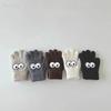 3-7Y Autumn Winter Children's Funny Gloves Autumn Winter Boys and Girls' Fingered Warm Knitted Woolen Five Finger Baby Gloves