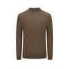 YOUNGOR Men's Wool Blend Seamless Knit Round Neck Sweater