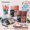 LANGUO 9/192 Colors Heavy Color PRO Direct Liquid Acrylic Marker Smart Ink Control Soft Tips School Office Supplies Stationery
