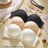 Oudifen Strapless Half Cup Lingerie for Women with Small Breasts Gathered Together, Revealing a Large, Thick Lace and Sexy Look. 2026 New Article Bra