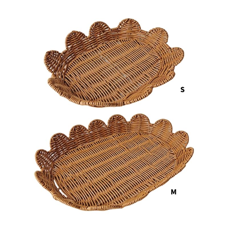 Multifuntional Bread Baskets Stackable Storage Baskets Display Basket Food Storage Basket Fruit Display Bowl for Food