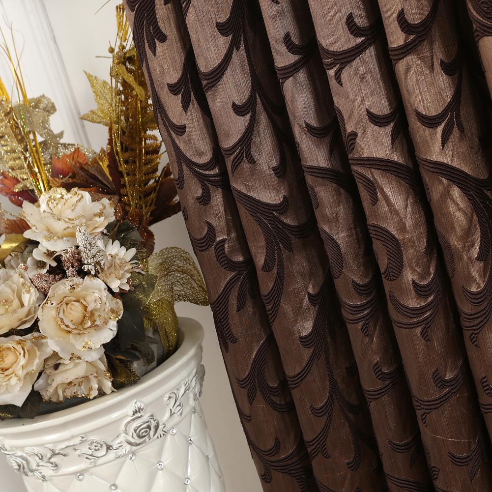 1 PC NAPEARL Modern Kitchen Jacquard Home Curtain Semi-blackout Curtain For Cafe Living Room Window Drapes