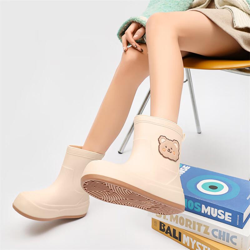 Women s Cartoon Low-Cut Rain Boots 38