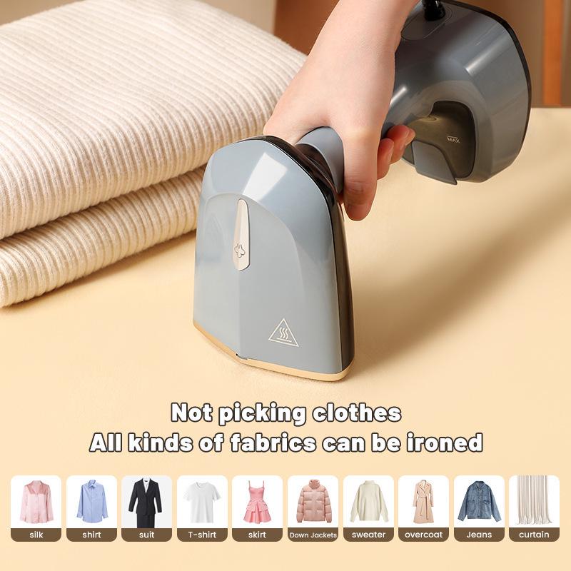 1600W Portable Garment Steamer & Mini Electric Iron - 2-in-1 Fast Heating for Quick and Easy Clothing Care