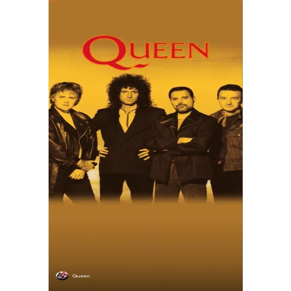 Metal Queen Band Wall Decor, Handmade 3D Tin Art for Living Room Bedroom Music Studio
