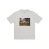 FW23 Autumn Winter Collection 10Foot T-Shirt Car Print Crew Neck Short Sleeve T-Shirt Unisex T-shirts Gray P25TS286