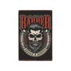 Hohappyme Vintage Barber Shop Metal Signs Barbershop Poster Bar Pub Retro Plaque Haircut and Shave Beard Iron Plates 20x30 Cm