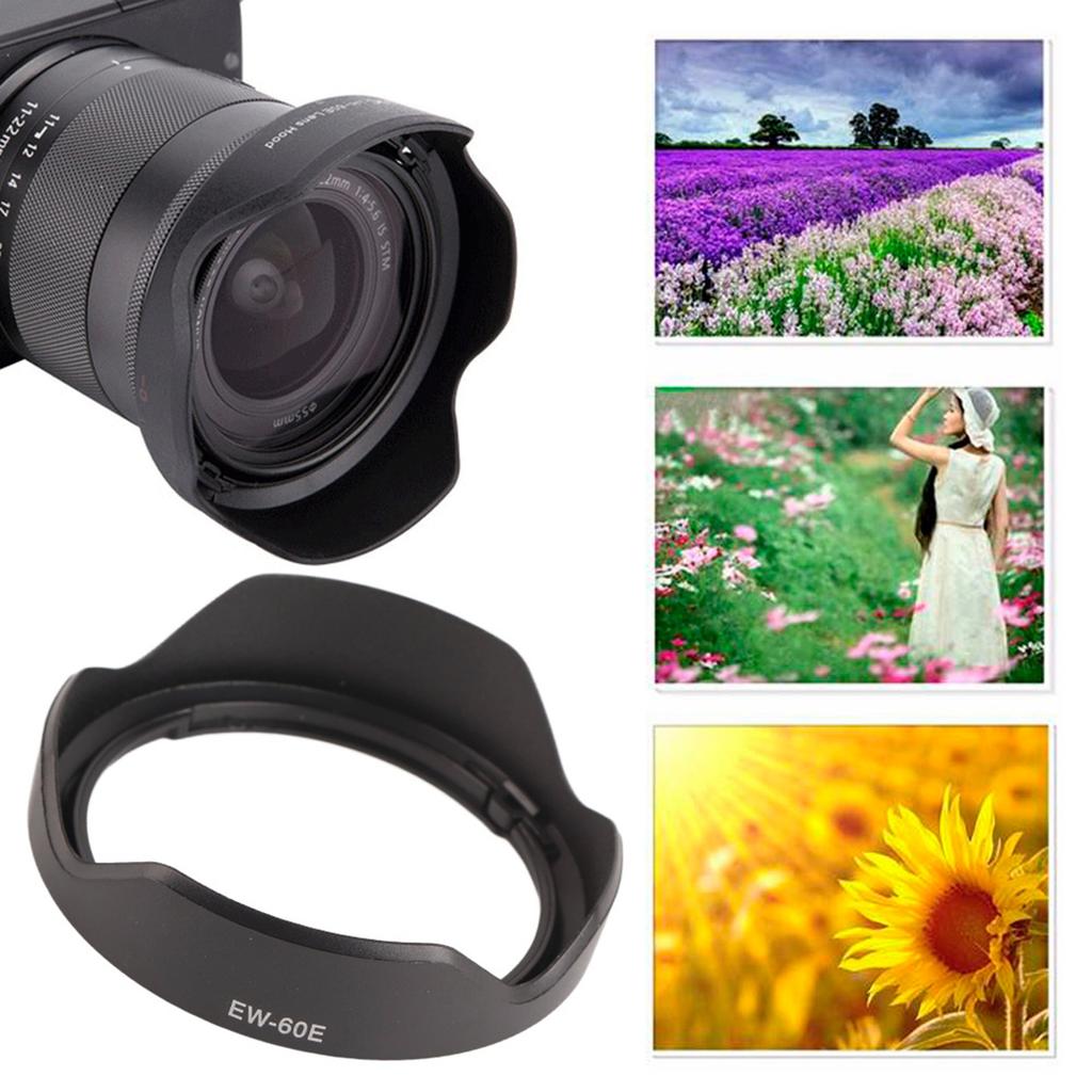 EW‑60E ABS Plastic Lens Hood for EF M 11‑22mm F 4‑5.6 IS STM