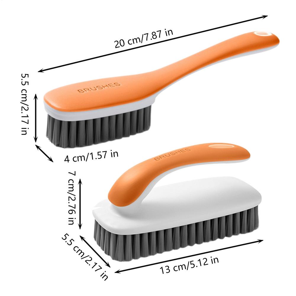 Household Multifunctional Shoe Brush Laundry Brush Set Multi-Purpose Reusable Stain Removal Brush Household Cleaning Tool