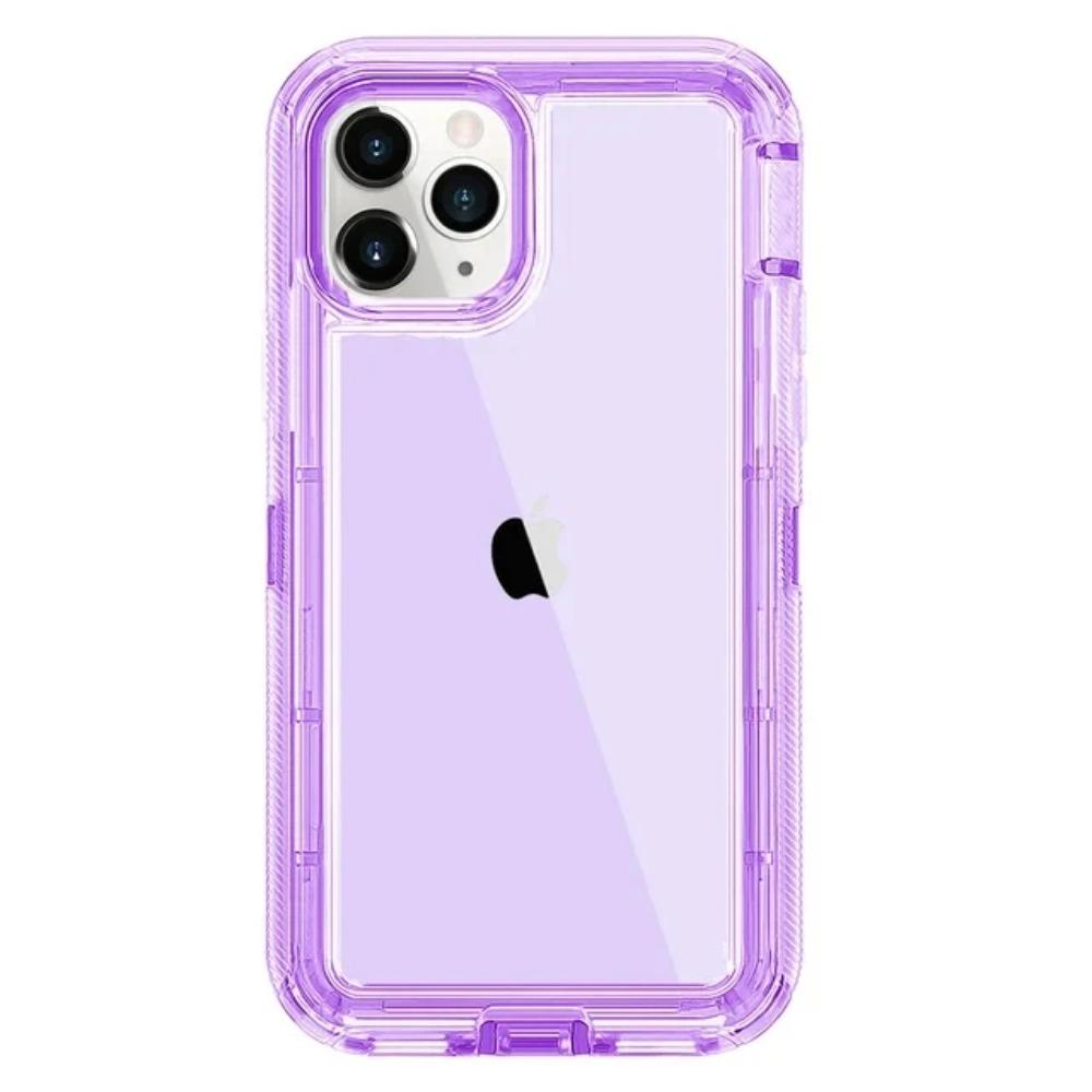 Simple Solid Color Heavy Duty Military Grade Anti-Drop Armor 3IN1 for IPhone 17Air 16E 16 15 14 PLUS 13 12 11 17 Pro Max Otther with Box Clear Case