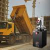 15 L Hydraulic Power Unit, Single Acting Dump Trailer Pump, 22 MPa Max Relief Pressure & 3.4 L/min Flow Rate, DC 12V Hydraulic Pump with Metal