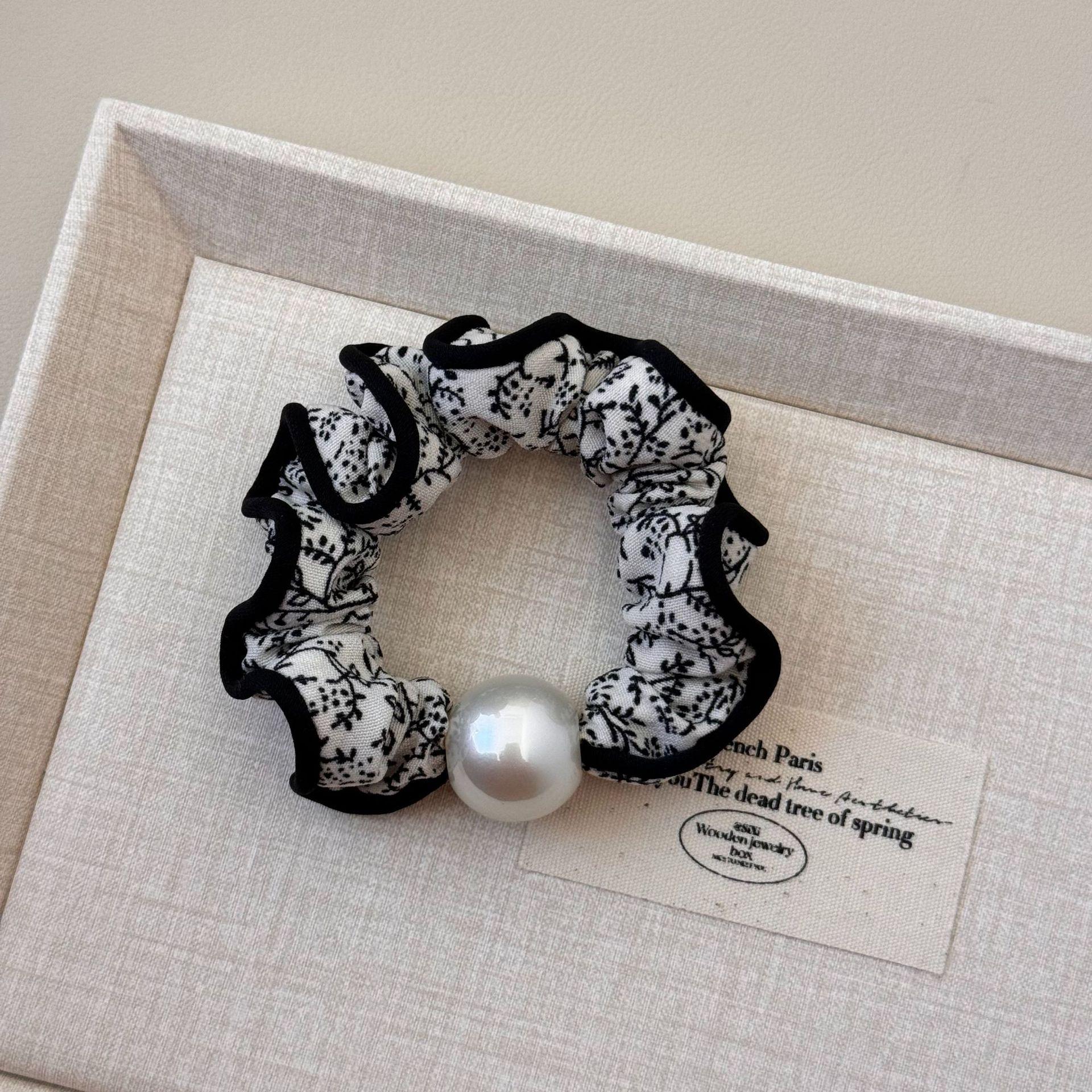 

Резинки для волос корейские аксессуары женские резинки для волос галстук эластичный цветок дизайнерский жемчуг новинка йога взрослые мода