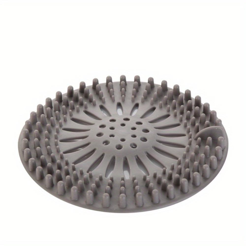 

Anti Clogging Hair Filter Stainless Steel Shower Drain Catcher for Bathroom Kitchen Sink Easy Install Clean Multi Design серый