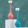 Brosse à dents à trois côtés Adorable Mignonne Créative Dessin animé Outil de soin buccal Nouveauté Mignonne Gobelet Brosse à dents pour enfants pour salle de bain