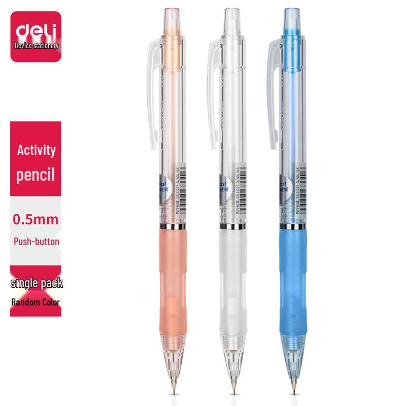 Deli Candy Color Mechanical Pencil 0.5/0.7mm with Eraser