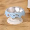 Douyin Pet Stainless Steel Cat Bowl, Dopamine Color, Non-Slip Dog Ice Cream Bowl, Neck Protection Feeding Utensils.