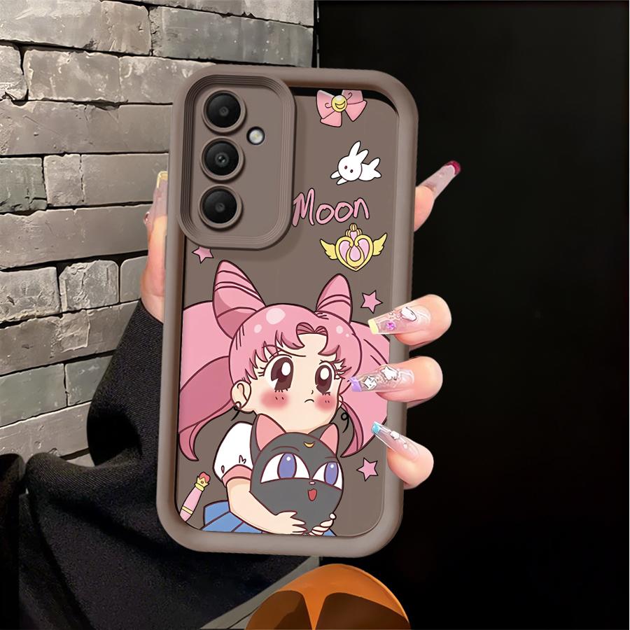 

Phone Cover Case for Samsung Galaxy A06 A04 A17 A12 A07 A16 A15 A14 A11 A05 A20 A13 A30 A50 Cartoon S-Sailors Moon Galaxy A30