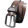 Belt men's first layer cowhide print to map high-end business belt factory retro