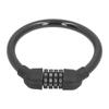 Bike Lock Cable High Security 4‑Digit Number Bicycle Cable Locks for Cycling OutdoorsBlack