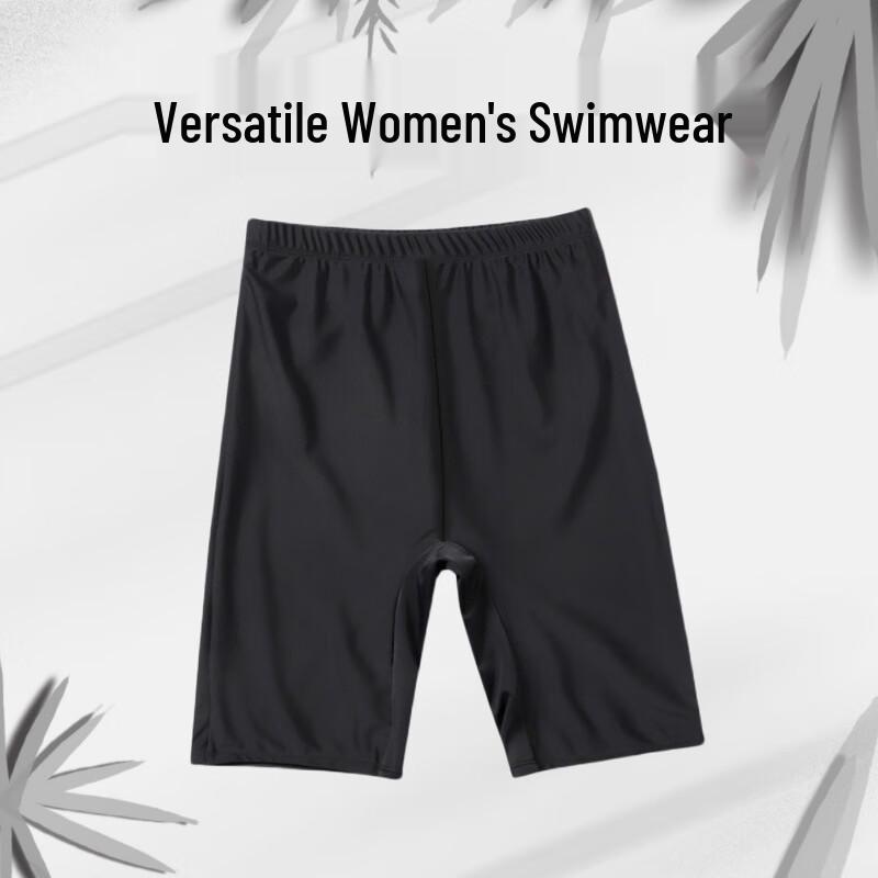 Tuolangshi Women s High Waist Tummy Control Swim Shorts L