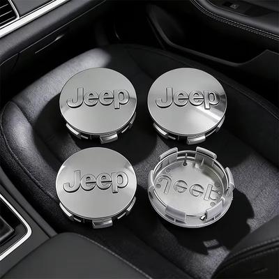 4 Stück Original Auto Radnabenkappe Abdeckung Für Jeep Compass Wrangler Grand Cherokee Avenger Renegade jk Gladiator Commander 15YG