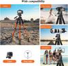 190cm Camera Tripod Smartphone Tripod Head Rotatable Remote Control Storage Bag Pan Handle Quick Shoe Compatible 3-Way 360° SLR/Video