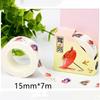 Beautiful Wash Tape Flower Plant Japanese Masking Adhesive Tape Decors Scrap Booking Sticker Label