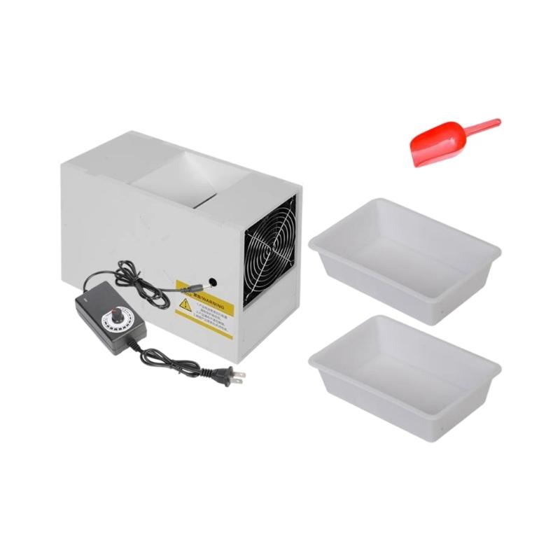 Electric Grains Husk Separator Equipment with Drawer Design Feed Cleaner Blower for Bird Feed Cleaning Processing