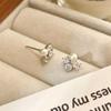 Zhao Lusi-Inspired Sterling Silver Pearl Earrings - High-End Niche Design