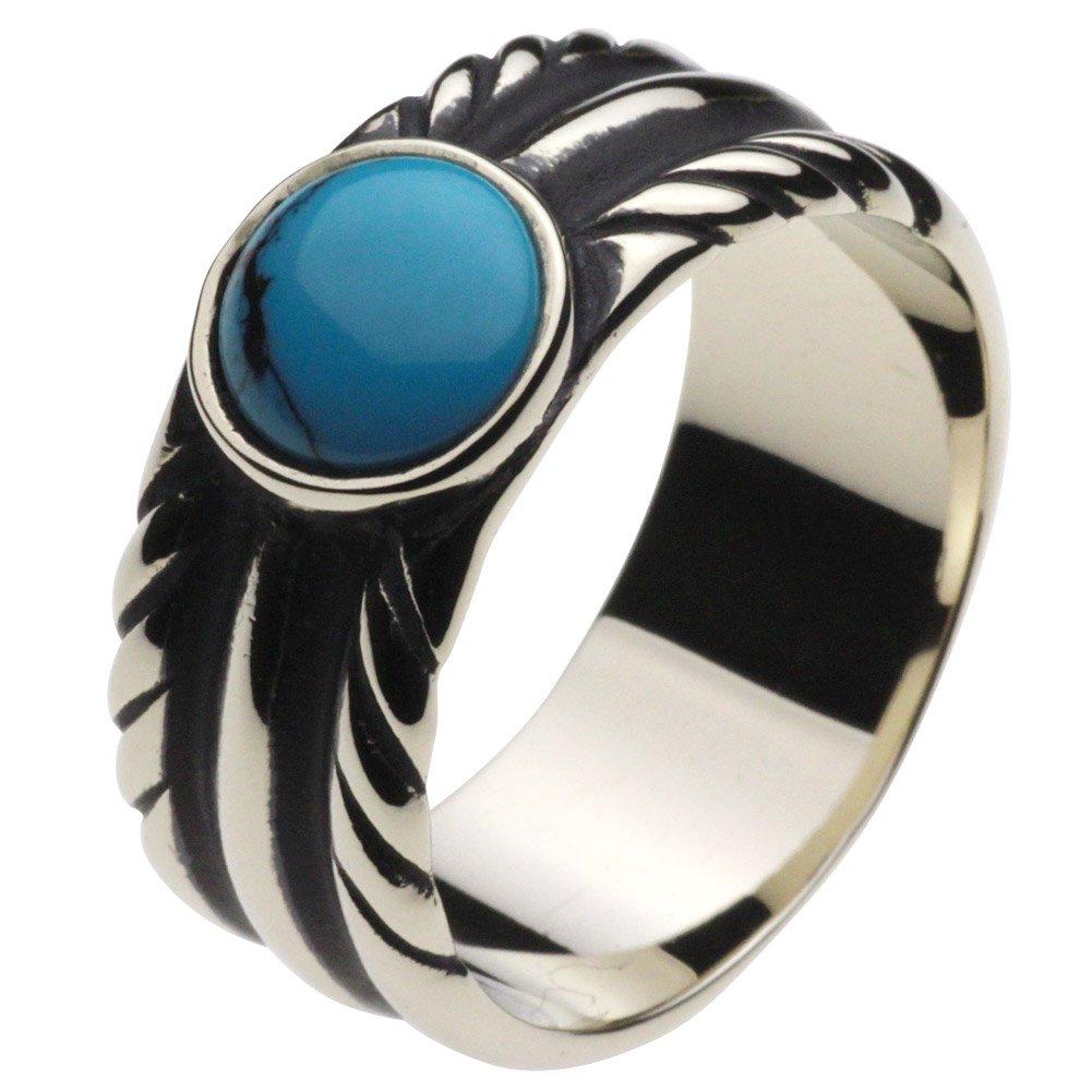 

Кольцо Native Blue Turquoise Metal r5023 27 [Cenote] [Белый аксессуар] №.