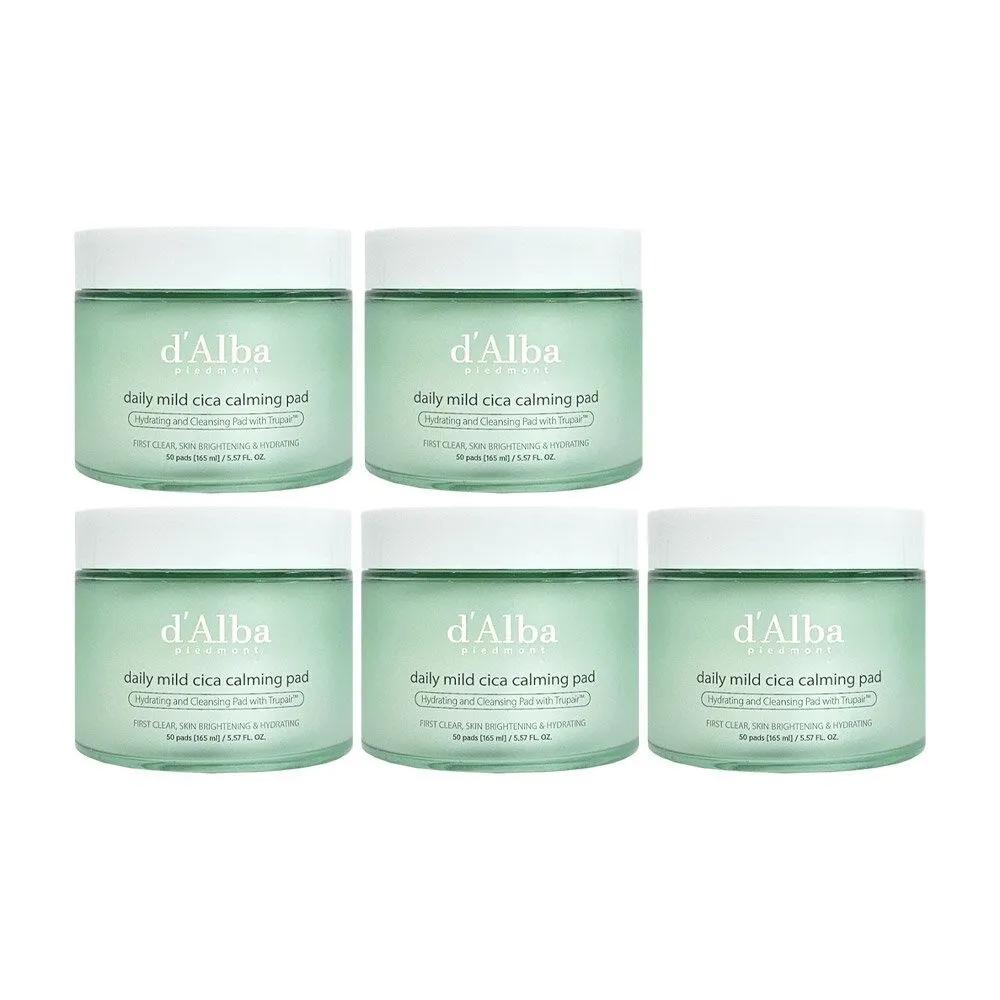 [d Alba]d Alba Daily Mild Cica Calming Pads 50 Sheets 165ml 5 Packs