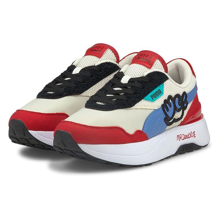 Mr. Doodle X Puma  Cruise Rider Eggnog Ultramarine Women Sneakers Cream 375792-01