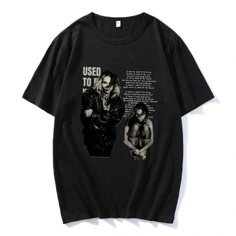 

Miley Cyrus Tshirt unisex shortsleeved cotton Tshirt Allseason casual loosefitting Tshirt streetwear graphic t shirts S