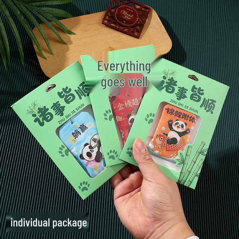Chinese Dragon Boat Festival Lucky Charm Embroidered Sachet Pendant