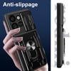 For Motorola Edge 50 Neo 5G/Moto S50 5G Case PC+TPU Kickstand Phone Back Cover with Camera Slider