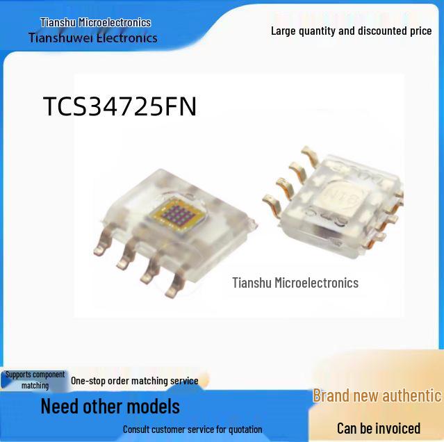 

TCS34725FN DFN-6 Surface Mount Optical Color Sensor IC