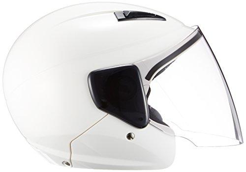 Marushin (MARUSHIN) Semi-Jet Motorcycle Helmet, M-520XL, White, XL Size (Under 61-62cm), 5211
